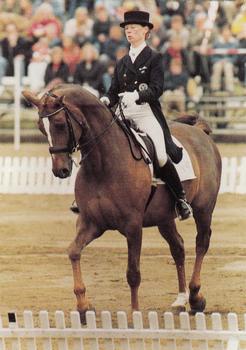 1995 Collect-A-Card Equestrian #71 Louise Nathhorst / Walk on Top Front